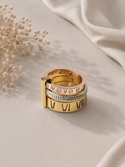 Triple Roman Ring