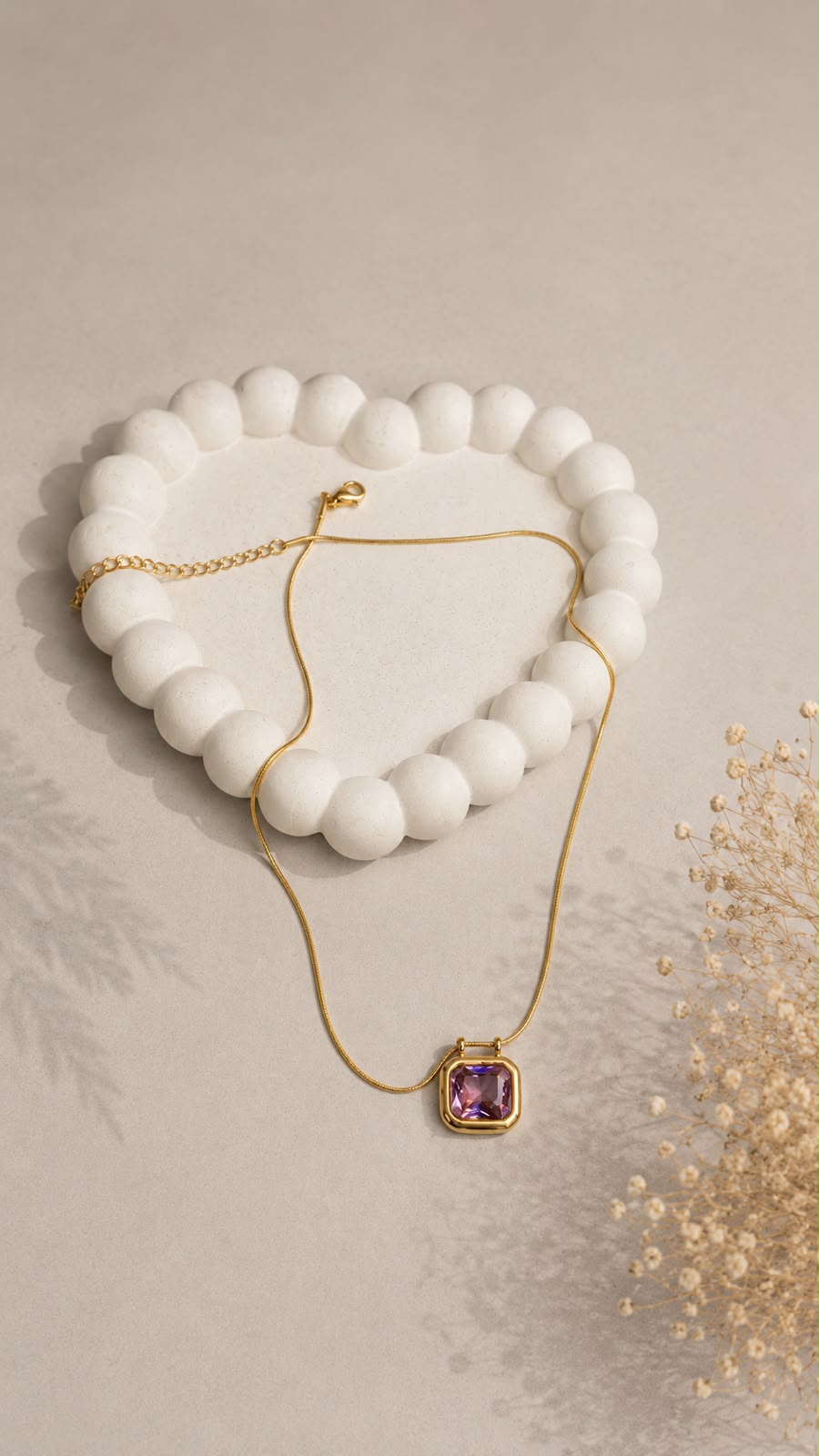Pink Pendent (Necklace)