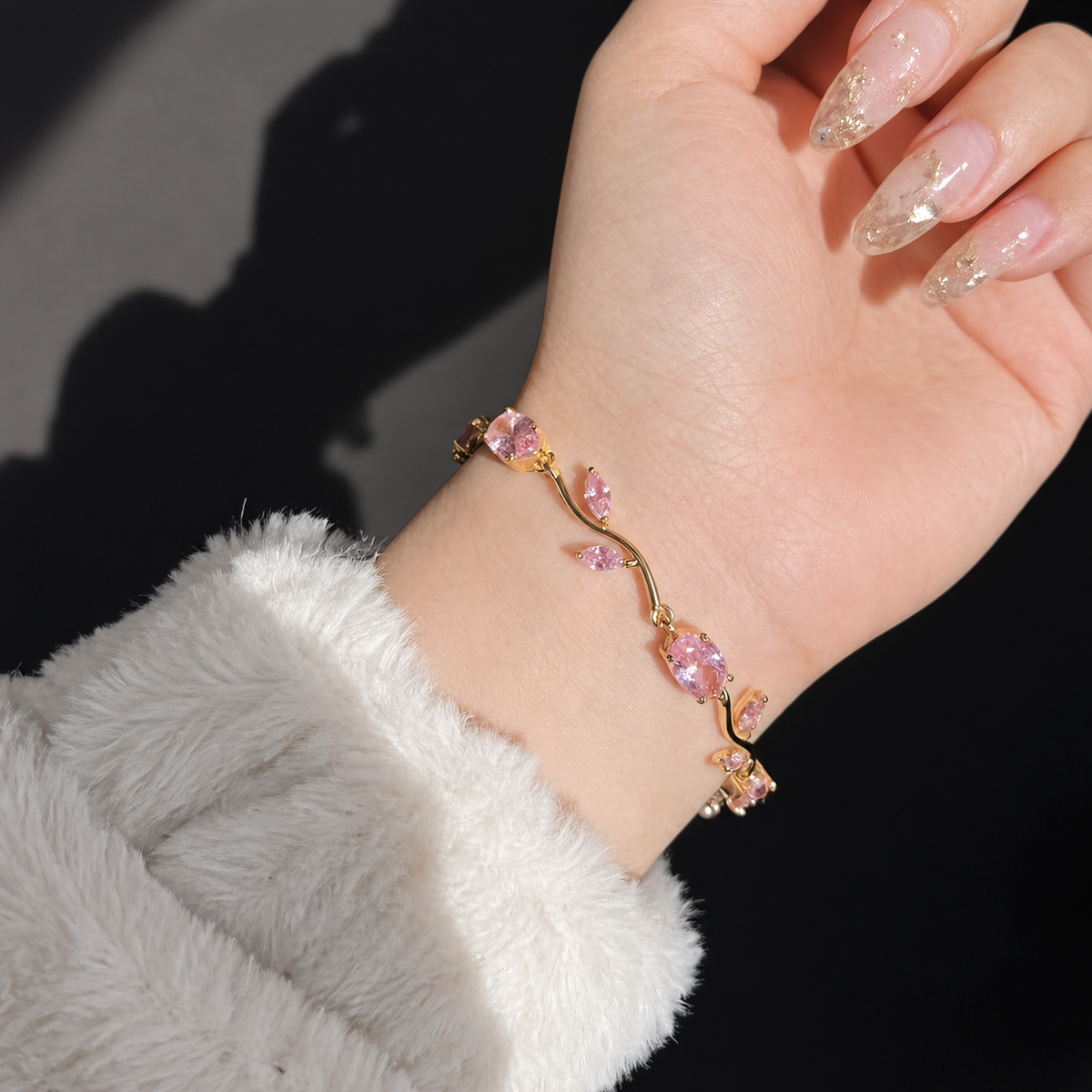 pink Tulip Bracelet