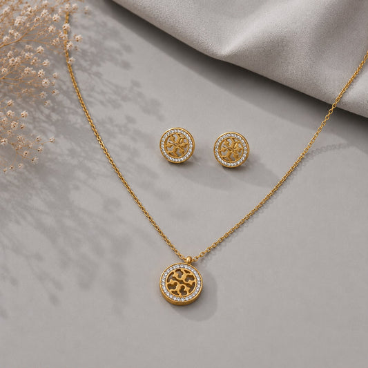 Noor Elegance Set (studs-chain)
