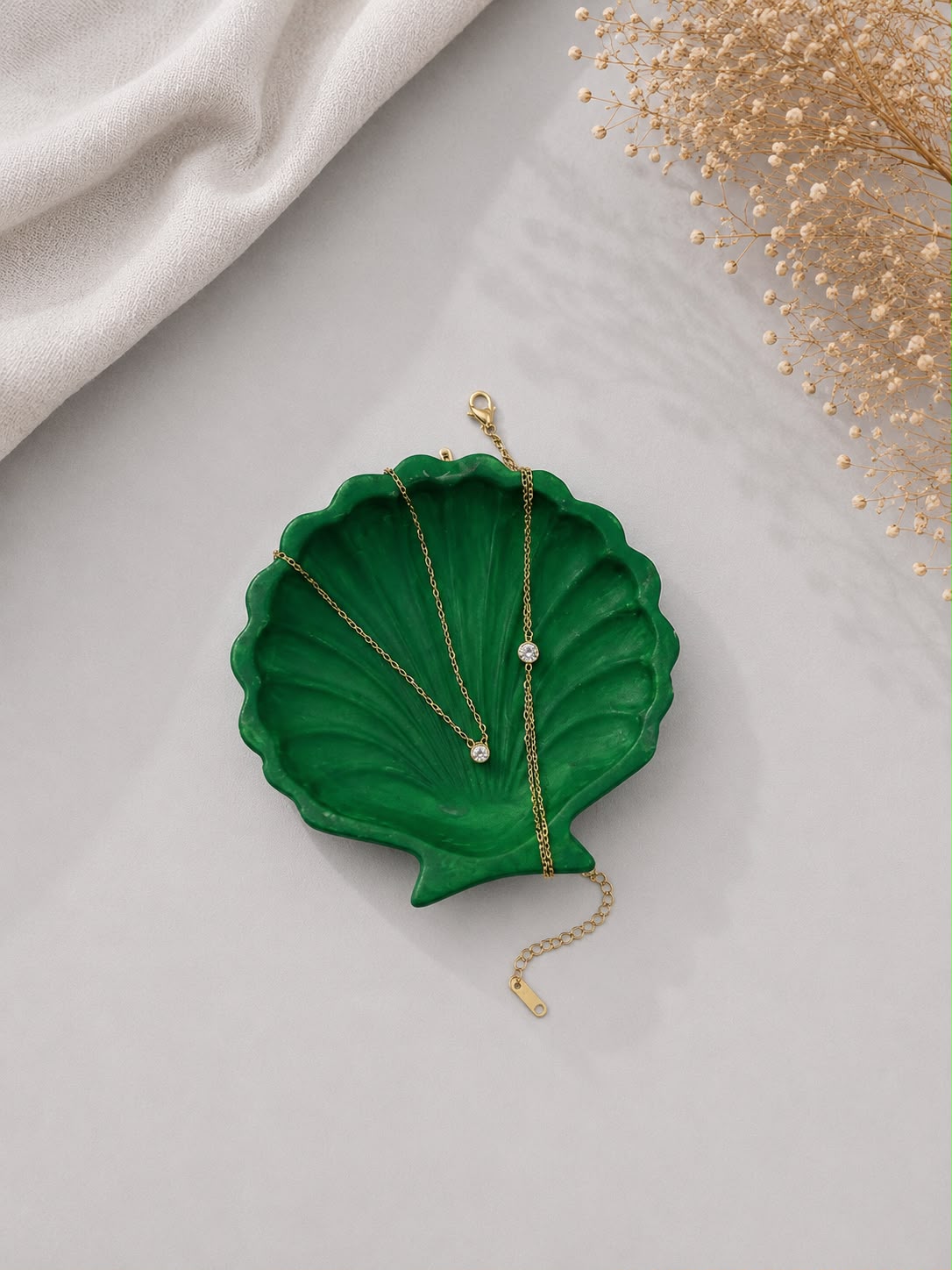 Crystal Drop ( Bracelet-chain)