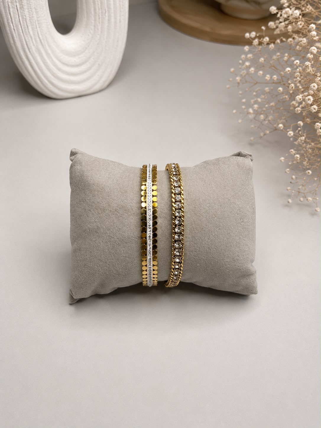 Majestic Cartier&  Rhinstone Bracelet Combo