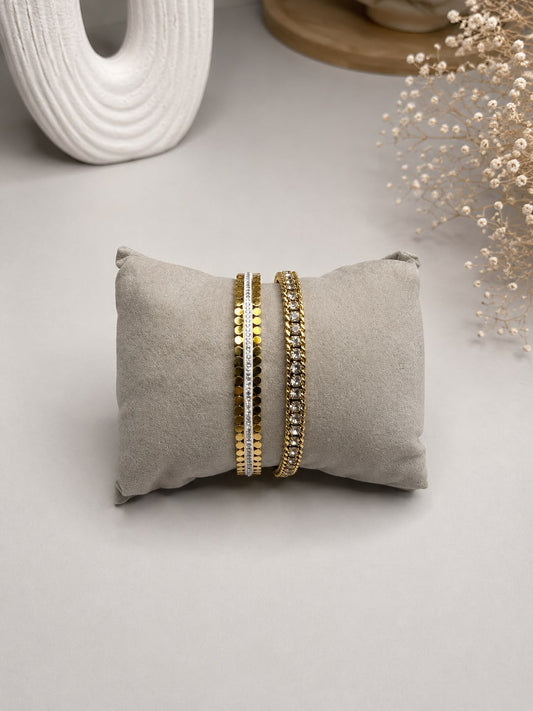 Majestic Cartier&  Rhinstone Bracelet Combo