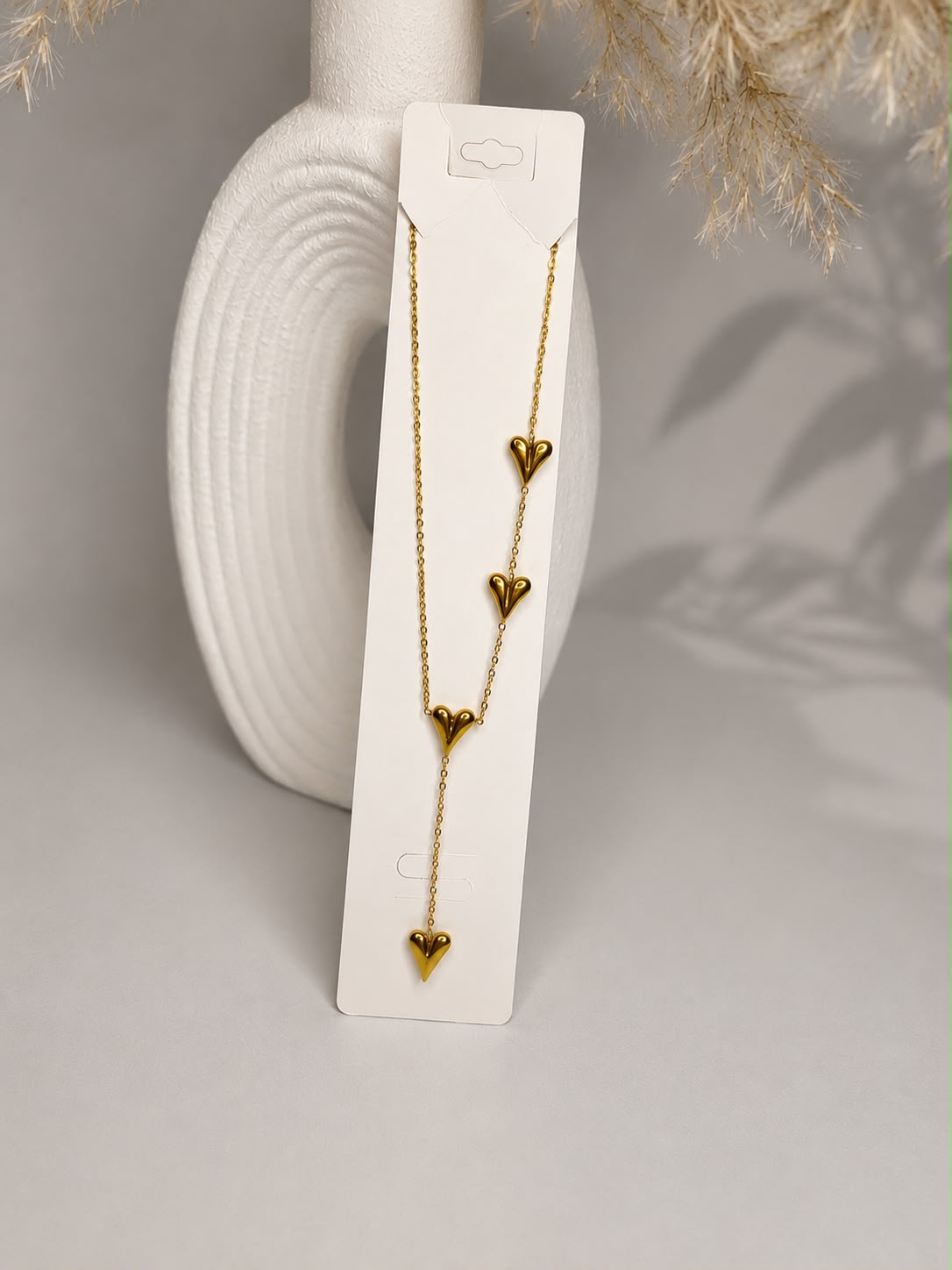 Drop Heart Necklace
