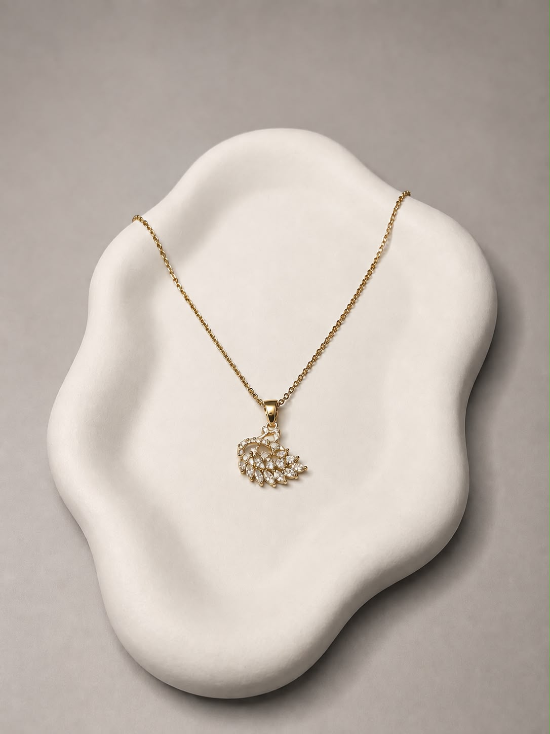 Crystal Swan Necklace