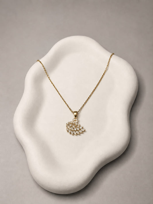 Crystal Swan Necklace