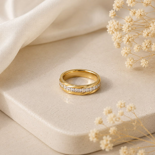 Crystal Band Ring