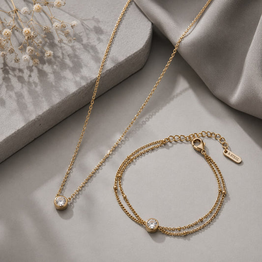 Crystal Drop ( Bracelet-chain)