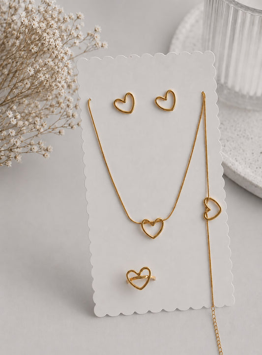 Heart set (4 Pieces)