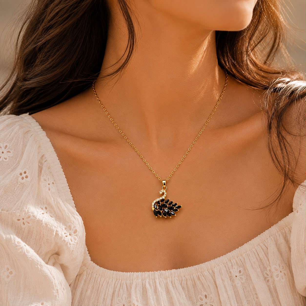 Black Swan Necklace