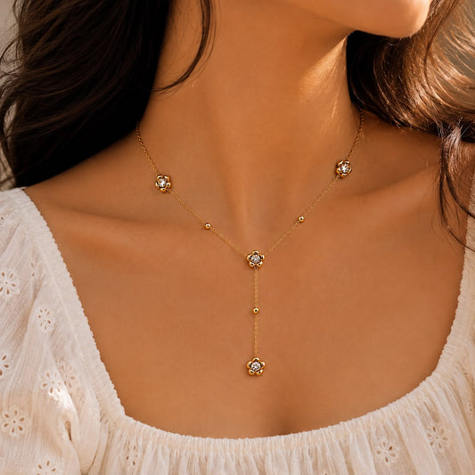 jasmine drop Necklace