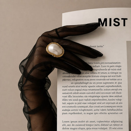 Pearl Whisper Ring (Adjustable)