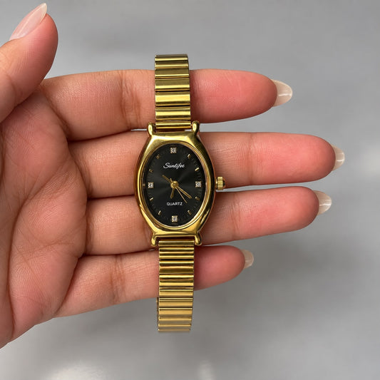 Black Old money Watch